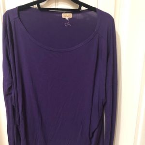 Purple Piko long sleeve